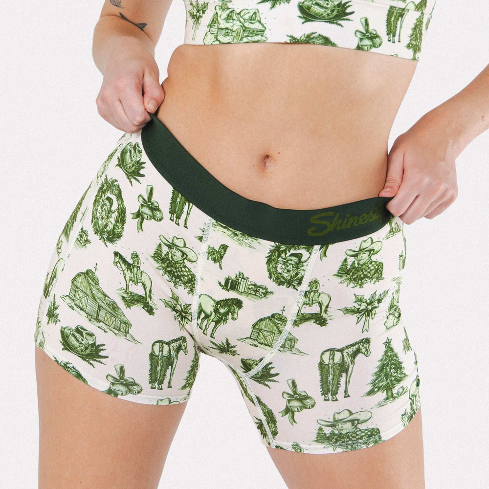 The Western Wonderland | Western Toile Women’s Boxers - Shinesty - Flyclothing LLC