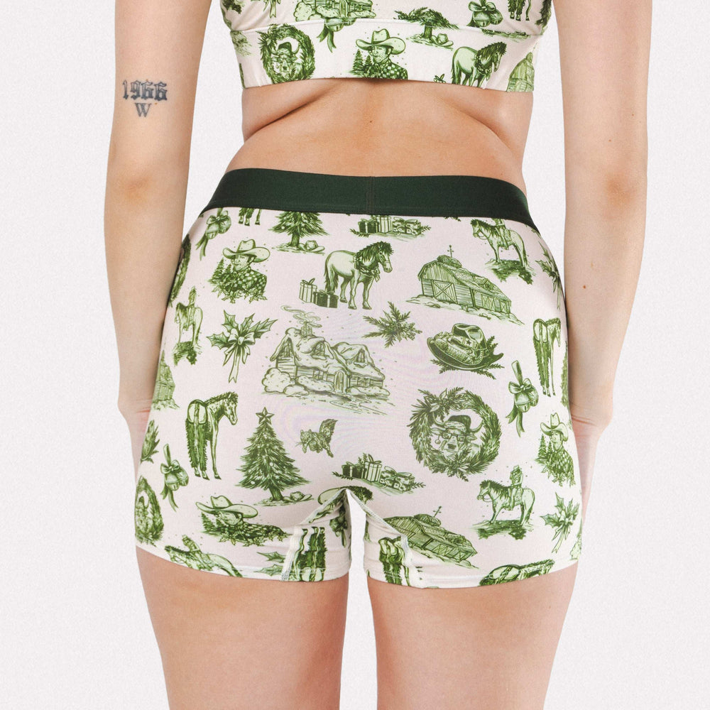 The Western Wonderland | Western Toile Women’s Boxers - Shinesty - Flyclothing LLC