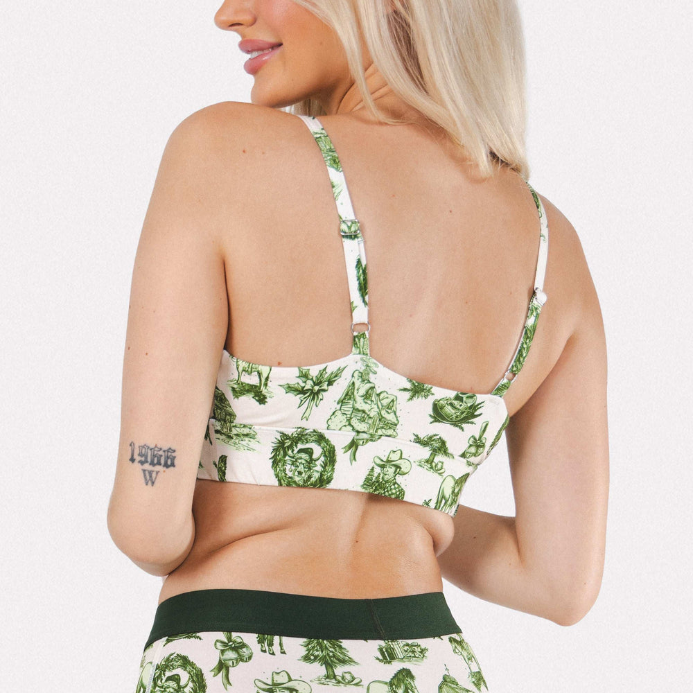 The Western Wonderland | Western Toile Boob Hammock™ Scoop Bralette - Shinesty - Flyclothing LLC