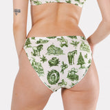 The Xmas In Texas | Western Toile Modal Bikini Underwear