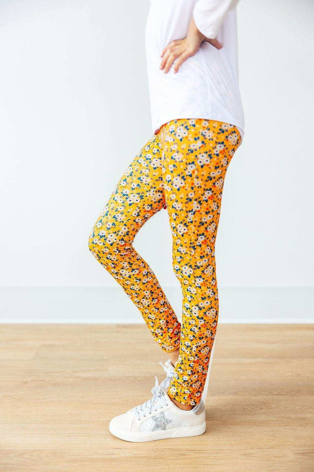 SALE Fall Floral Leggings - Mila & Rose ® - Flyclothing LLC