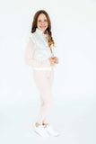White Checker Puffer Vest - Mila & Rose ® - Flyclothing LLC
