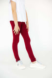 Burgundy Leggings - Mila & Rose ® - Flyclothing LLC