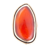 Orange Carnelian Golden Statement Ring - Barse Jewelry - Flyclothing LLC