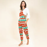 The Red Ryder | Fair Isle Knit Print Women's Pajamaralls®