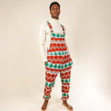 The Red Ryder | Fair Isle Knit Print Pajamaralls® - Shinesty - Flyclothing LLC