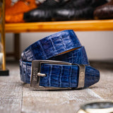 Riccardo Belt Blue Jeans - Marco Di Milano - Flyclothing LLC