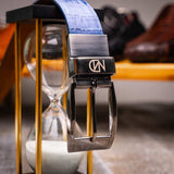 Riccardo Belt Blue Jeans - Marco Di Milano - Flyclothing LLC