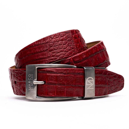 Riccardo Belt Red - Marco Di Milano - Flyclothing LLC