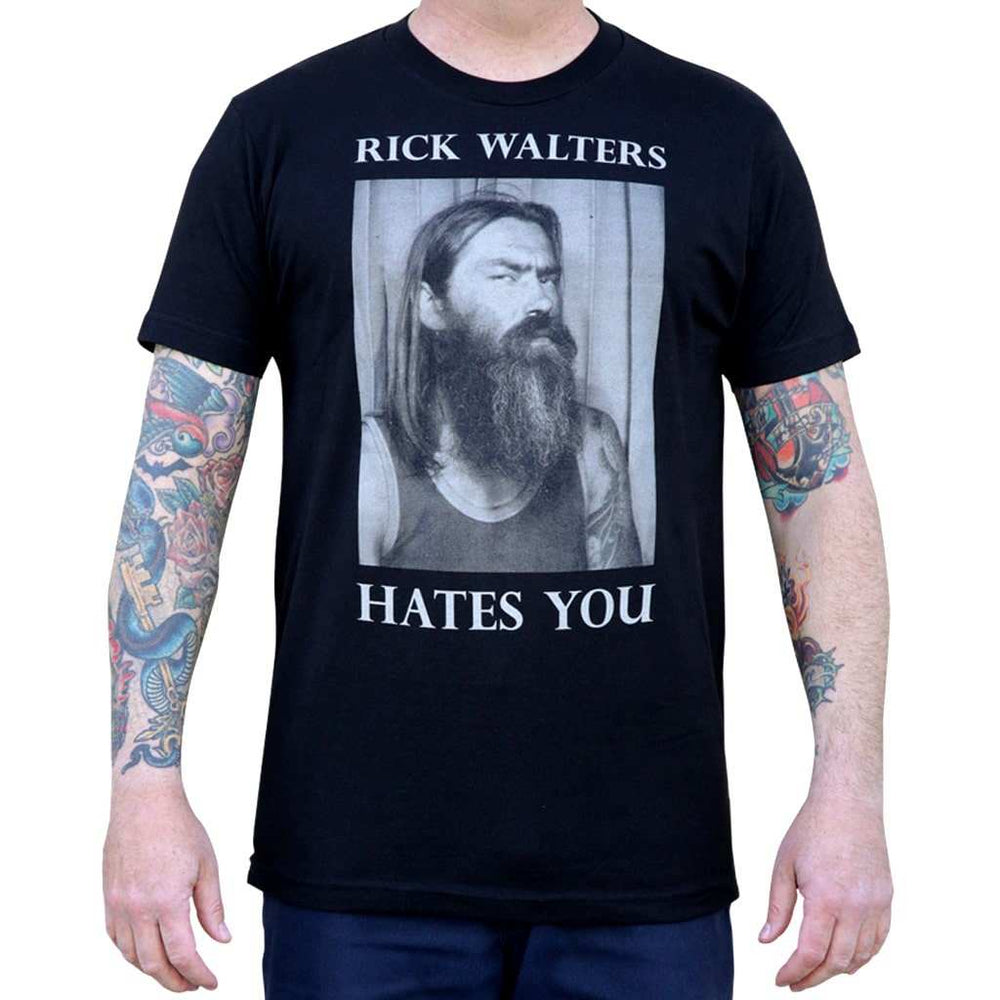 Black Market Art Company Rick Walters Hates You Men's T-Shirt - Black Market Art Company - Flyclothing LLC