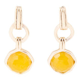 River Rocks Yellow Quartz and Golden Bronze Earrings - Barse Jewelry - Flyclothing LLC