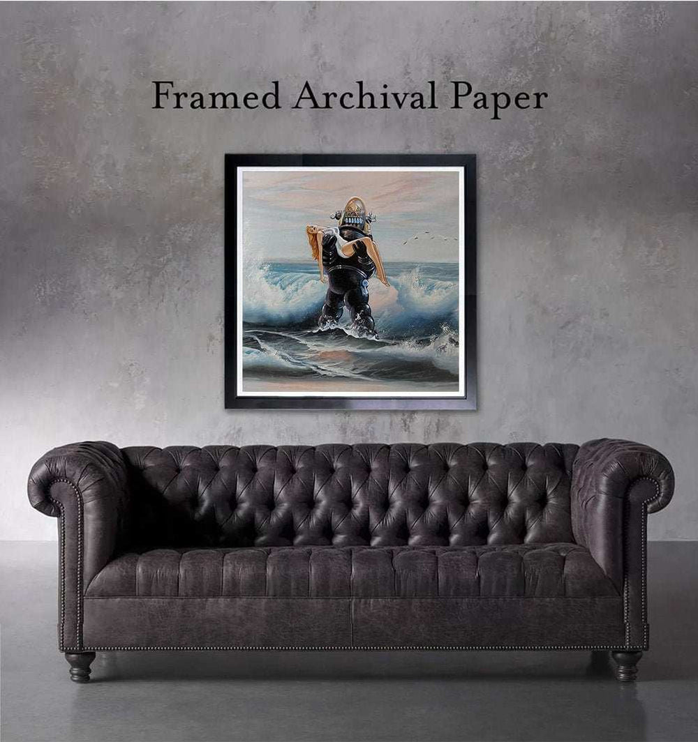 Black Market Art Company Robot Rescue Print - Black Market Art Company - Flyclothing LLC