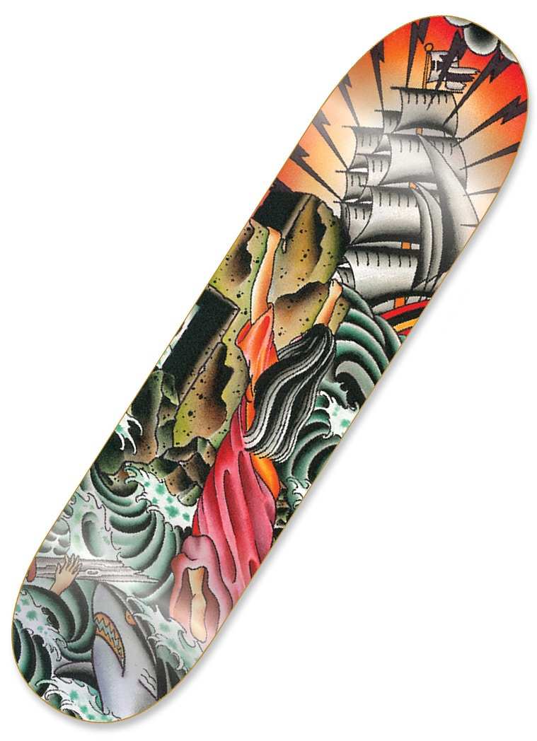 Black Market Art Company Rock Of Ages & Skate Deck Print - Black Market Art Company - Flyclothing LLC