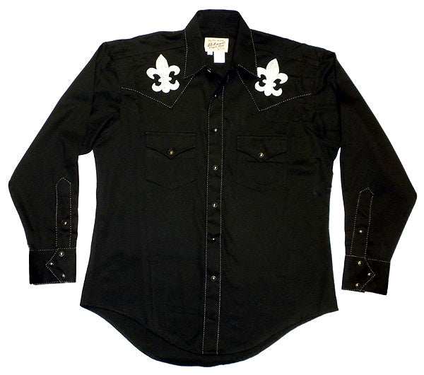 Rockmount Silver Fleur di Lis Shirt - Rockmount Clothing - Flyclothing LLC