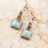 Roped Around Turquoise and Bronze Earrings - Barse Jewelry - Flyclothing LLC