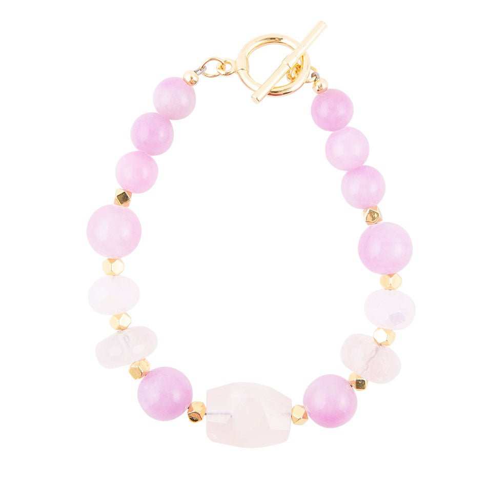 Rose Jade Toggle Bracelet - Barse Jewelry - Flyclothing LLC