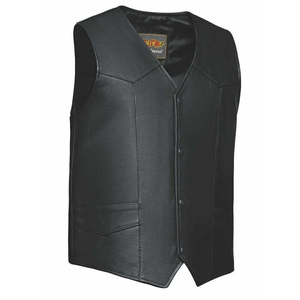 Ruidoso - Mens Premium Leather Vest - Unik Just for Bikers - Flyclothing LLC