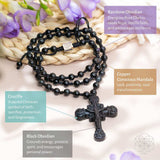 Sacred Armor: Black Obsidian Cross of Faith & Protection - Conscious Items - Flyclothing LLC