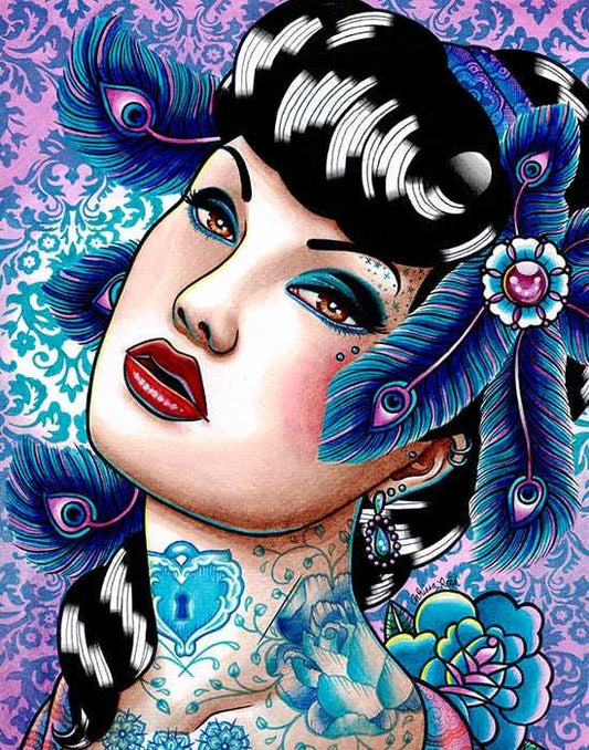 Black Market Art Company Sapphire Nights Print - Black Market Art Company - Flyclothing LLC