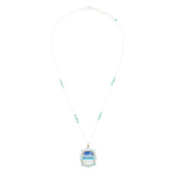 Scenic Beach Blue Larimar and Sterling Silver Pendant Necklace - Barse Jewelry - Flyclothing LLC