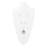 Scenic Beach Blue Larimar and Sterling Silver Pendant Necklace - Barse Jewelry - Flyclothing LLC