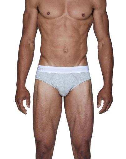 Wood Underwear heather grey hip brief - Wood Underwear - Flyclothing LLC