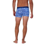 Wood Underwear blue camo boxer brief w/fly - Wood Underwear - Flyclothing LLC