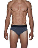 Wood Underwear charcoal heather hip brief - Wood Underwear - Flyclothing LLC
