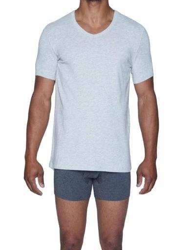 Wood Underwear heather grey v-neck undershirt - Wood Underwear - Flyclothing LLC