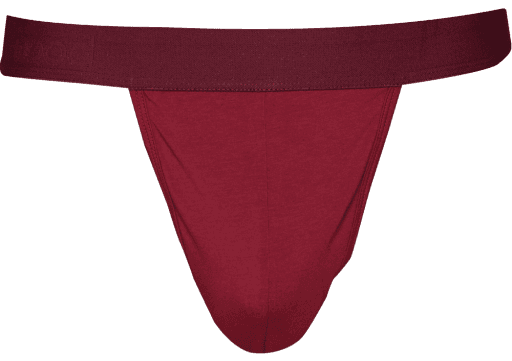 Wood Underwear burgundy red jock - Wood Underwear - Flyclothing LLC