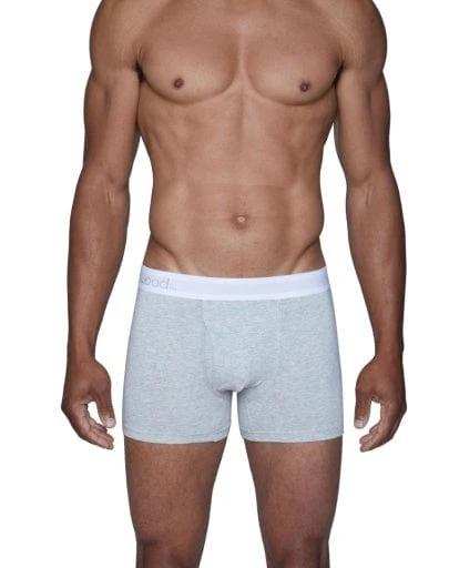 Wood Underwear heather grey boxer brief w/fly - Wood Underwear - Flyclothing LLC