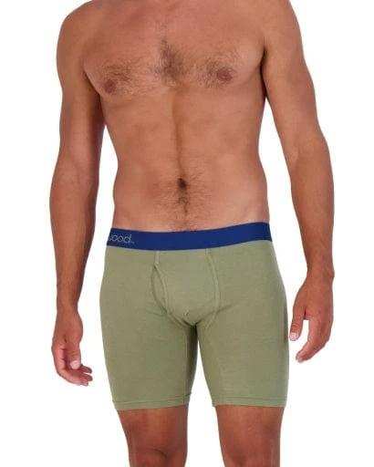 Wood Underwear olive biker brief w/fly - Wood Underwear - Flyclothing LLC