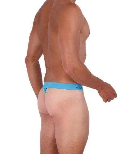 Wood Underwear blue hound weave thong - Wood Underwear - Flyclothing LLC