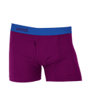 Wood Underwear dark purple boxer brief w/fly - Wood Underwear - Flyclothing LLC