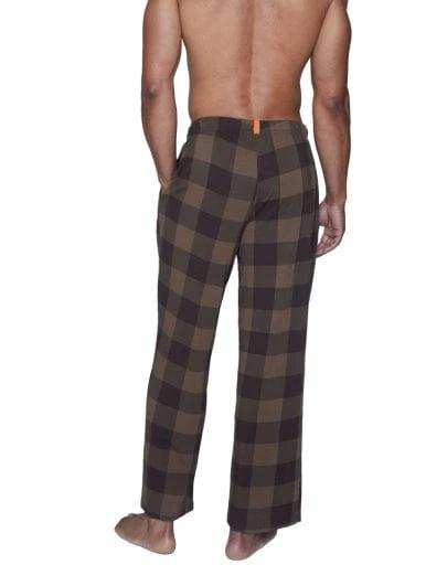 Wood Underwear chestnut checkers lounge pant - Wood Underwear - Flyclothing LLC