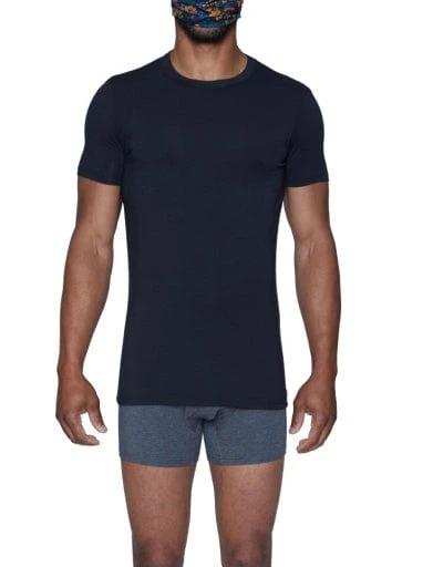 Wood Underwear black crew neck undershirt - Wood Underwear - Flyclothing LLC