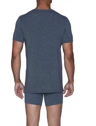 Wood Underwear charcoal heather crew neck undershirt - Wood Underwear - Flyclothing LLC