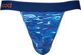 Wood Underwear blue liquid thong - Wood Underwear - Flyclothing LLC