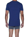 Wood Underwear deep space blue v-neck undershirt - Wood Underwear - Flyclothing LLC