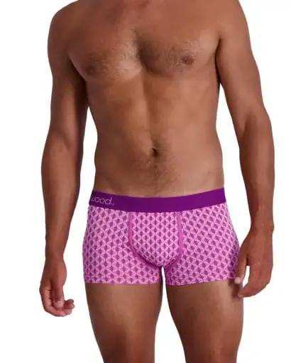 Wood Underwear purple interlock trunk - Wood Underwear - Flyclothing LLC