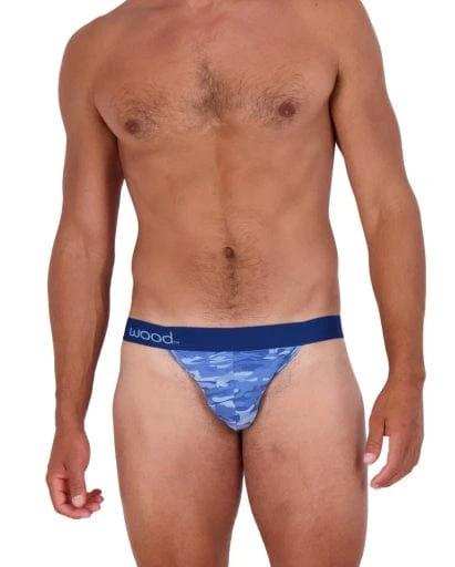 Wood Underwear blue camo jock - Wood Underwear - Flyclothing LLC