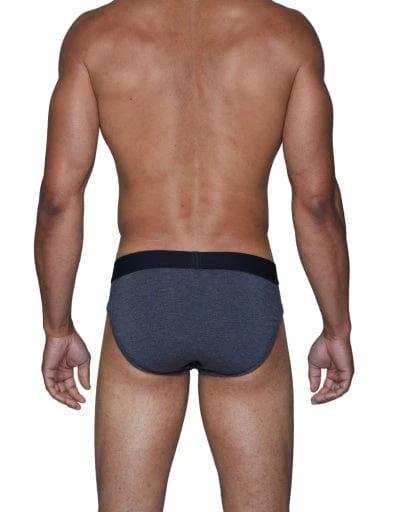 Wood Underwear charcoal heather hip brief - Wood Underwear - Flyclothing LLC