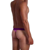 Wood Underwear purple interlock thong - Wood Underwear - Flyclothing LLC