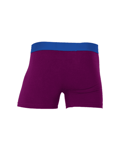 Wood Underwear dark purple boxer brief w/fly - Wood Underwear - Flyclothing LLC