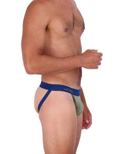 Wood Underwear olive jock - Wood Underwear - Flyclothing LLC