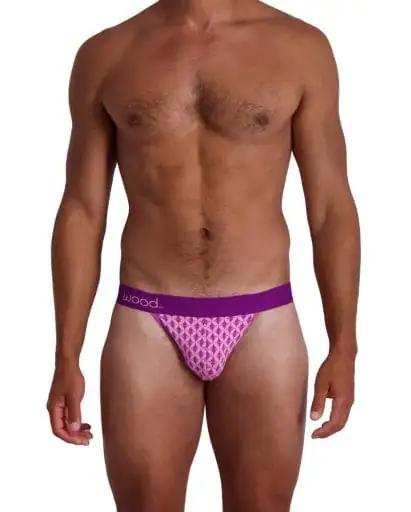 Wood Underwear purple interlock jock - Wood Underwear - Flyclothing LLC