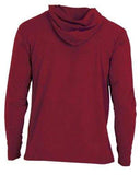 Wood Underwear burgundy long sleeve hoodie - Wood Underwear - Flyclothing LLC