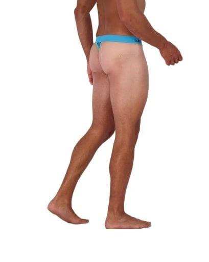 Wood Underwear blue hound weave thong - Wood Underwear - Flyclothing LLC