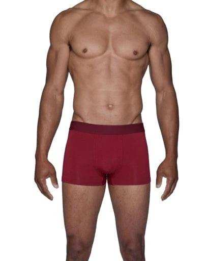 Wood Underwear burgundy red trunk - Wood Underwear - Flyclothing LLC