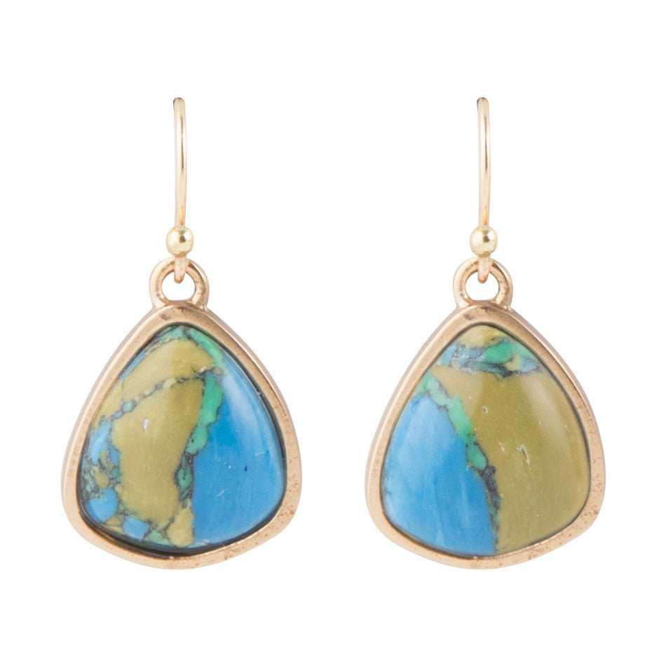 Shades of Earth Magnesite Earrings - Barse Jewelry - Flyclothing LLC